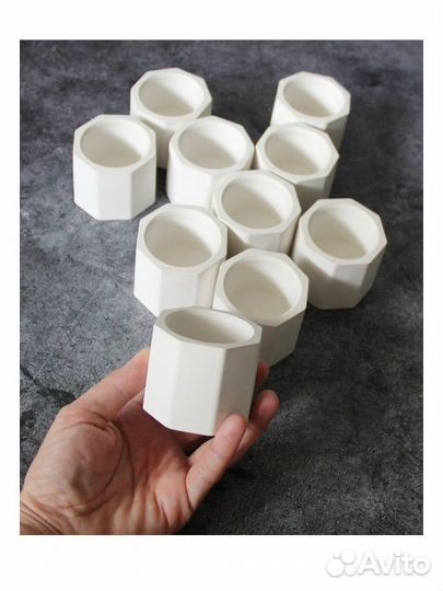 Подсвечники из гипса