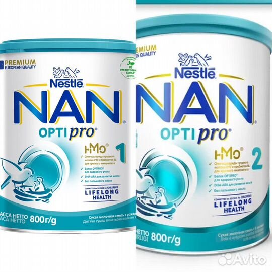 Детское питание Nan optipro 1,2