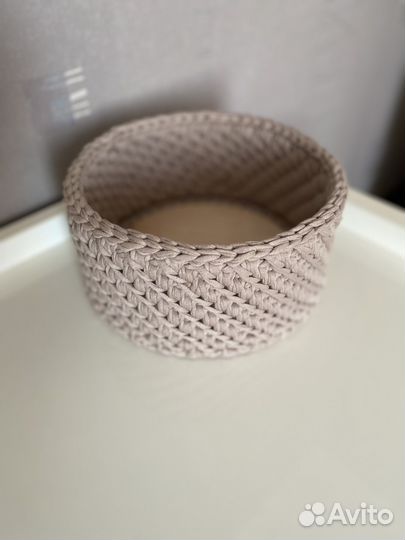 Корзина интерьерная ручной работы