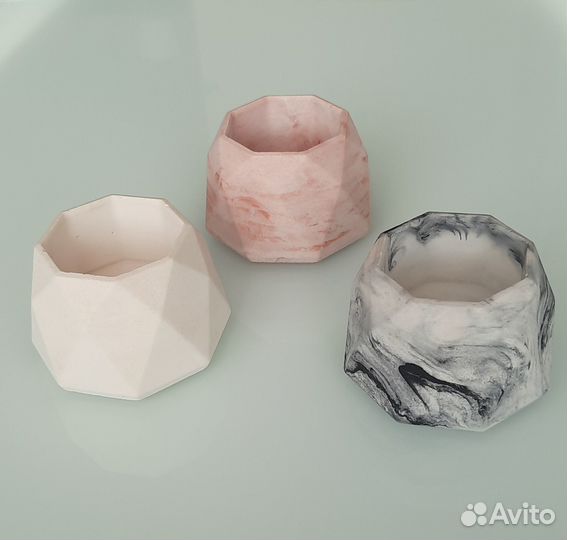 Подсвечник из гипса