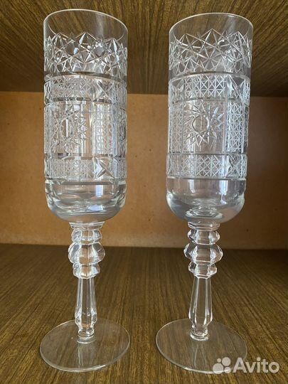 Фужеры хрустальные СССР