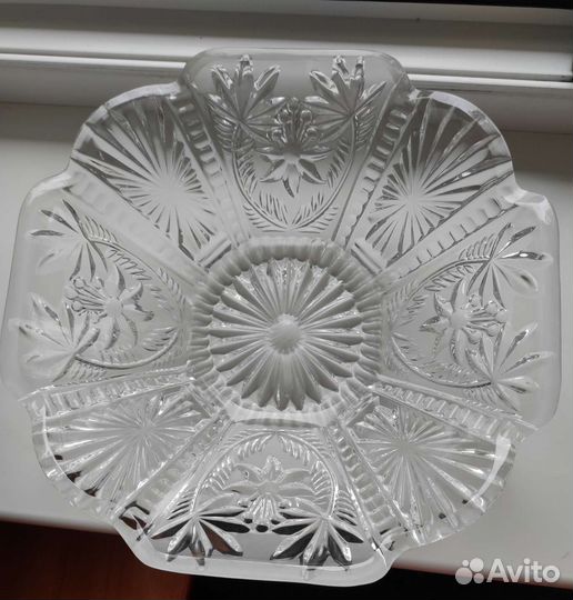 Вазы для фруктов и цветов, хрусталь