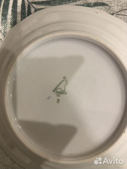 Тарелки и блюдца СССР