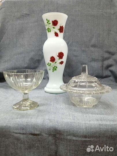 Вазочки,фруктовницы,салатник,банки,супница СССР