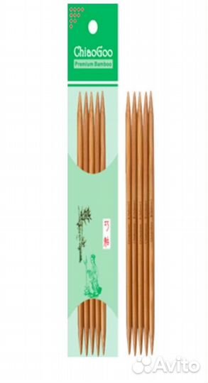 Чулочные бамбуковые спицы ChiaoGoo 20 см3,0 мм