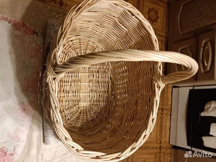 Корзина плетеная для грибов