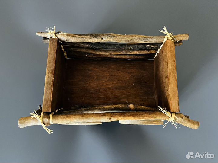 Телега интерьерная