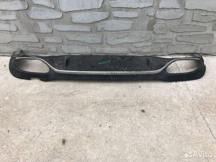 Спойлер заднего бампера Mercedes W213 AMG