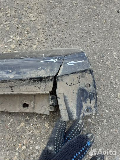 Накладка порога левого toyota camry 2017г