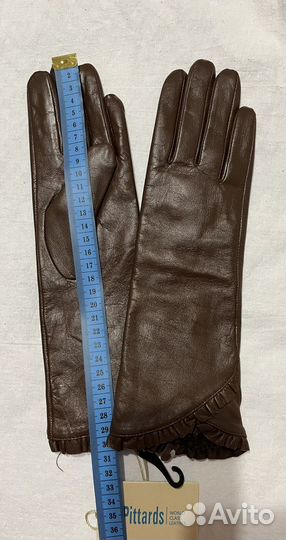Перчатки женские кожаные новые