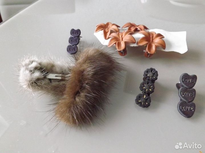 Детские заколки.40 шт