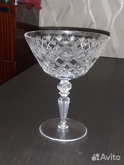 Ваза хрустальная конфетница СССР