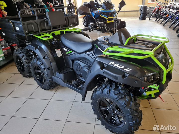 Квадроцикл рм 650-2 с кузовом 6х4