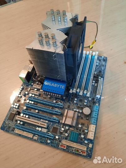 Gigabyte GA-X58A-UD3R, Проц i7 3820, Кулер