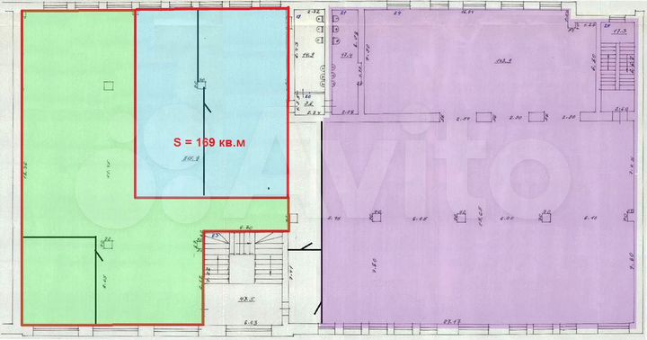 Свободного назначения, 169 м²