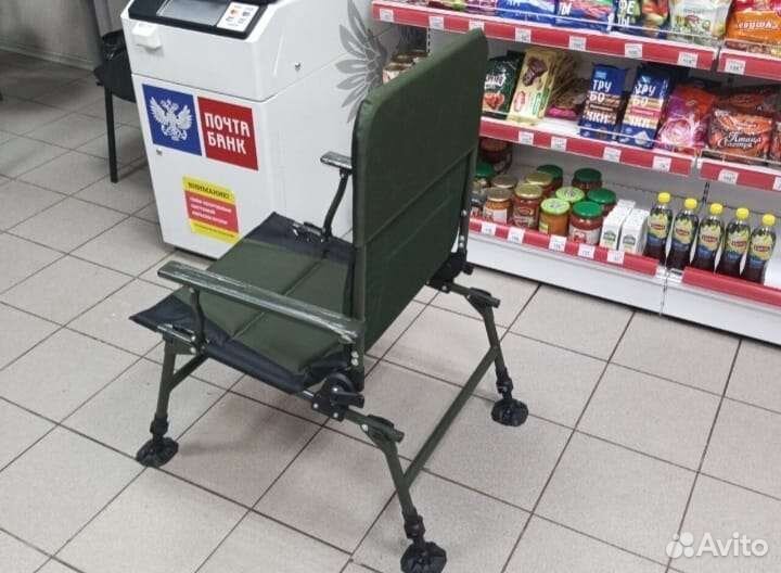 Кресло шезлонг раскладушка карповая до 180кг
