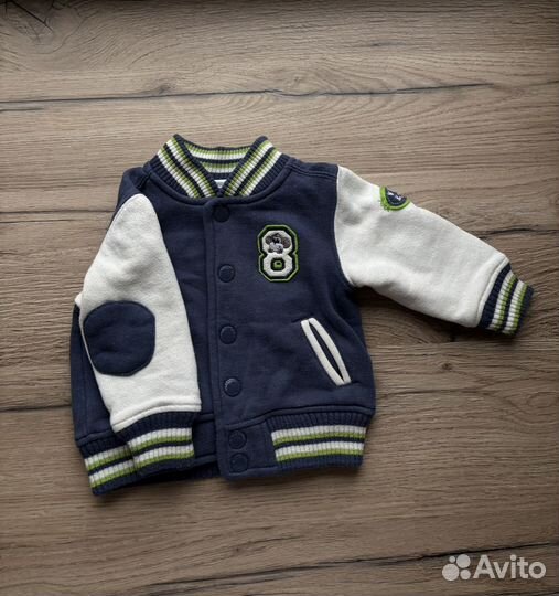 Куртка на весну / Бомбер на мальчика 62 0-3 месяца