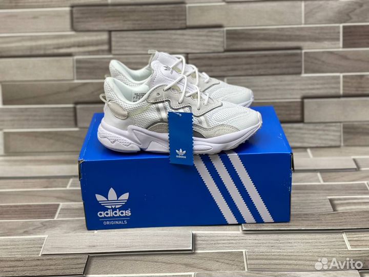 Кроссовки Adidas Ozweego White Grey (36-45)