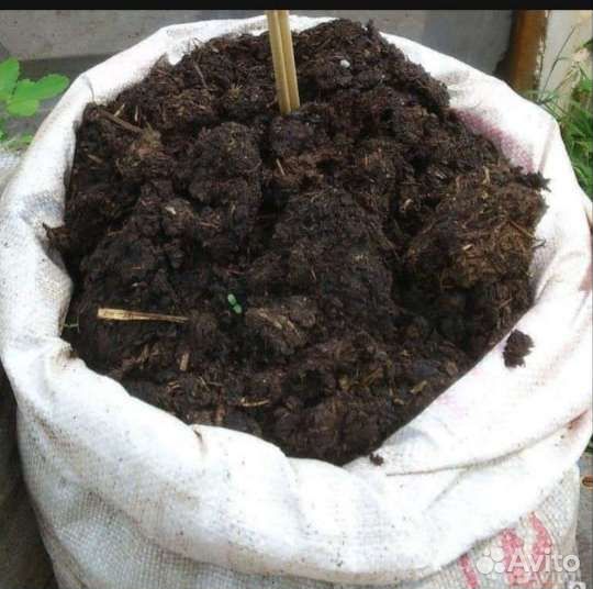 Навоз перегной в мешках