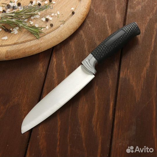 Набор кухонный, 6 предметов: 5 ножей 8,5 см, 12 см