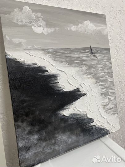 Интерьерная картина текстурная, акрил, авторская