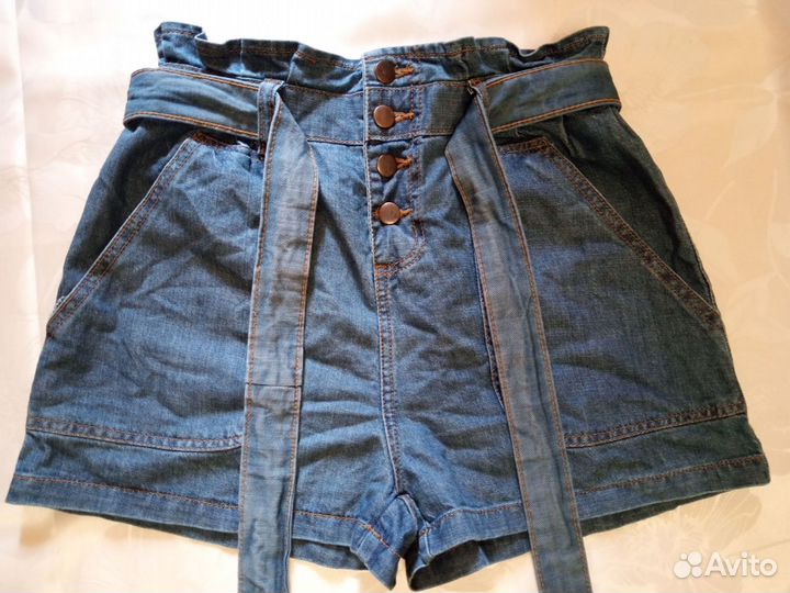 Джинсовые шорты, юбка 44 р