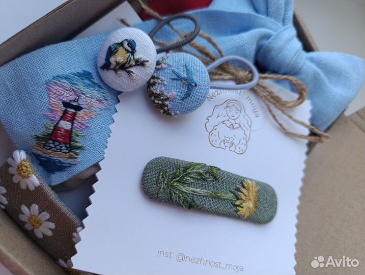 Аксессуары с вышивкой