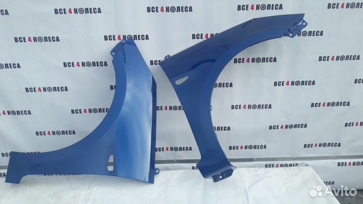 Новое крыло Hyundai Solaris цвет Синий перламутр