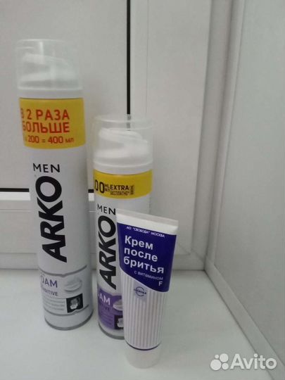 Пена для бритья и крем после бритья