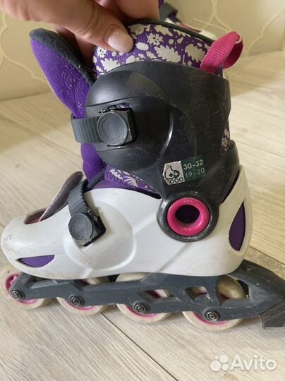 Роликовые коньки детские раздвижные 30-32