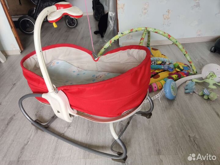 Шезлонг люлька коврик дуга мобиль