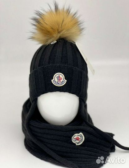 Шапка и шарф Moncler