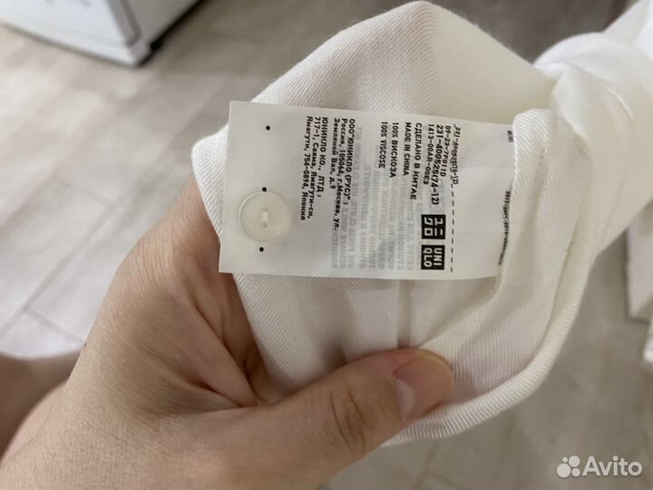Блуза рубашка Uniqlo