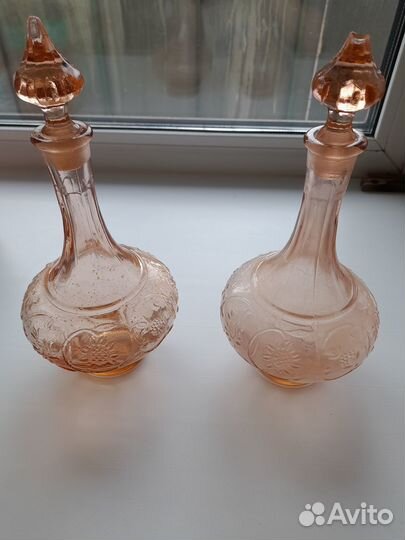 Графин цветное стекло СССР