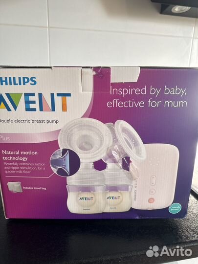Молокоотсос avent электрический двойной