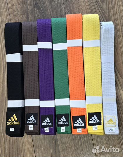 Пояс для дзюдо Adidas и Mizuno IJF