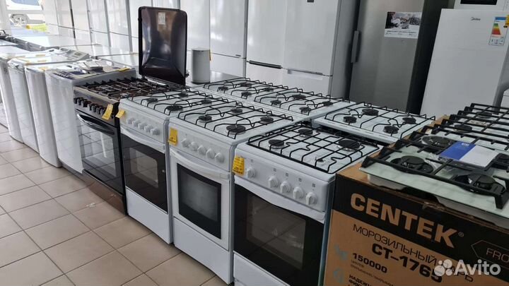 Плиты в ассортименте газовые и электрические