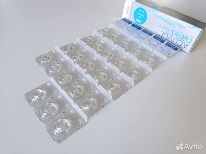 Линзы контактные Acuvue Oasys 1 Day. D - 1,25