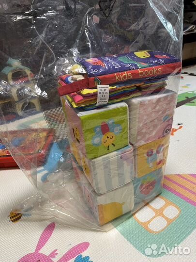 Кубики мягкие игрушки для малышей