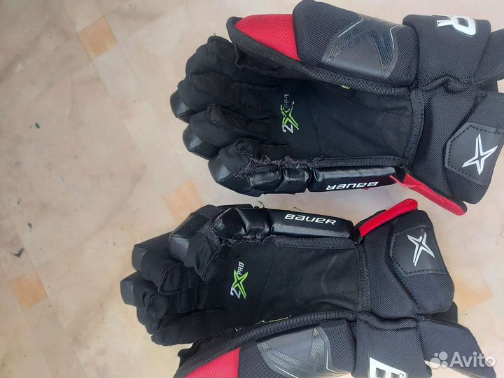 Краги хоккейные bauer 2х pro 14 размер