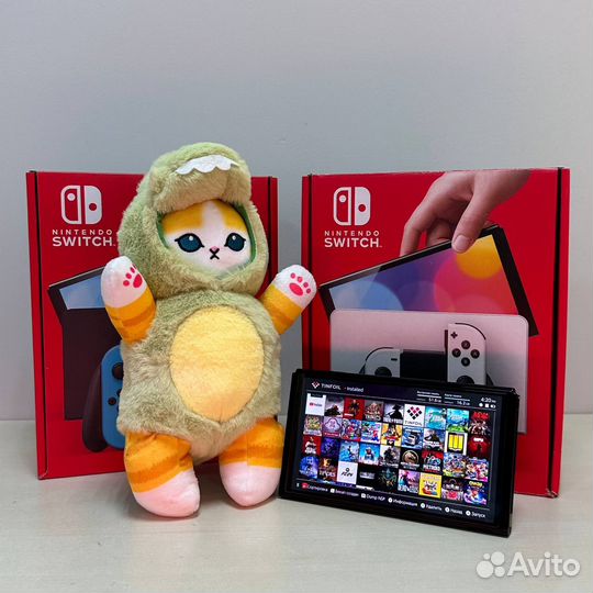 Nintendo switch oled вся библиотека игр без сд