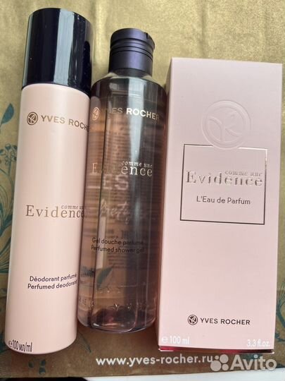 Evidence 100 мл новый оригинал от Ив роше