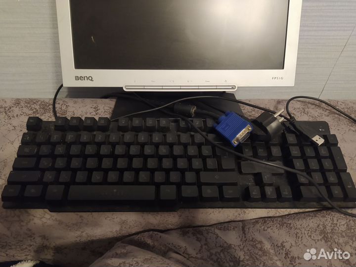 Монитор для компьютера бу, клавиатура бу