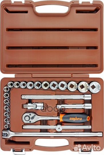 Набор головок торцевых С аксессуарами 1/2