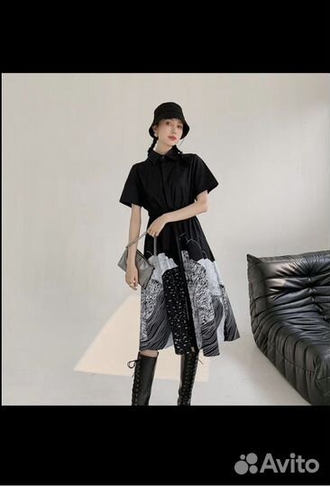 Платье рубашка женское 46 48 размер