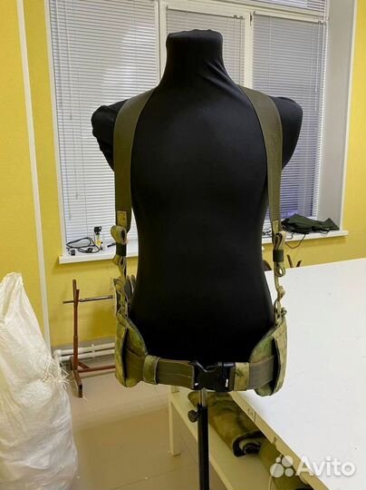 Боевой пояс с баллистической защитой и лямками Бр1