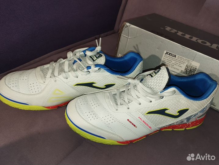 Футзалки joma mundial р40-45, натур.кожа,оригинал