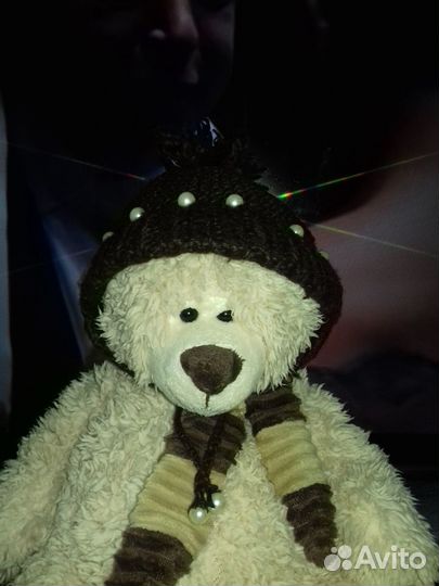 Вязаная шапочка для собачки