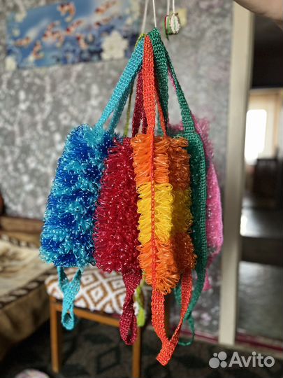 Мочалка ручной работы