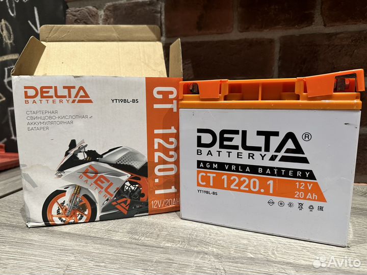 Новый Аккумулятор delta 1220.1